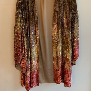 Free People sequinned kimono 💃🏻
